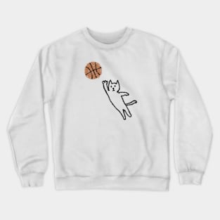 cat, I CAN DUNK Crewneck Sweatshirt